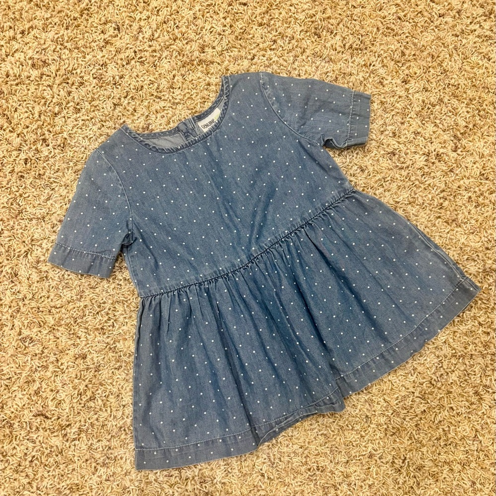 OshKosh B'gosh Blue Polka Dot Kids Top